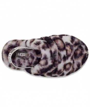 UGG Fluff Yeah Slide Panther Print Slipper ‘Stormy Grey’