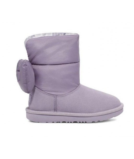 UGG classici stivali viola per bambini, stivali con fiocco