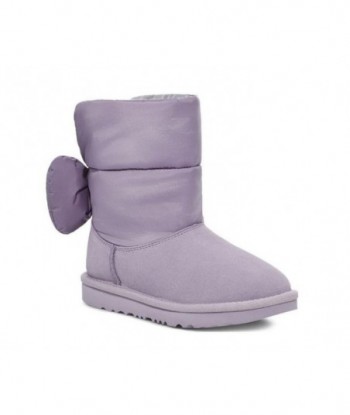 UGG classici stivali viola per bambini, stivali con fiocco