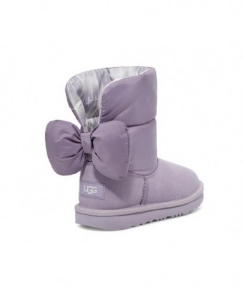 UGG classici stivali viola per bambini, stivali con fiocco