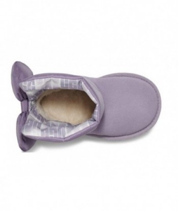 UGG classici stivali viola per bambini, stivali con fiocco