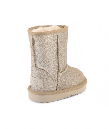 UGG Classic Short II Glitter (Big Kids) Gold