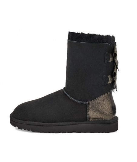 UGG Bailey Bow Glitz ‘Black’Stivali Con Pelo UGG