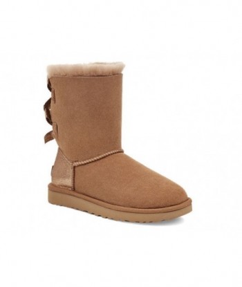 UGG Bailey Bow Glitz Brown ,UGG Doppio fiocco