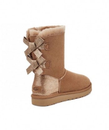 UGG Bailey Bow Glitz Brown ,UGG Doppio fiocco