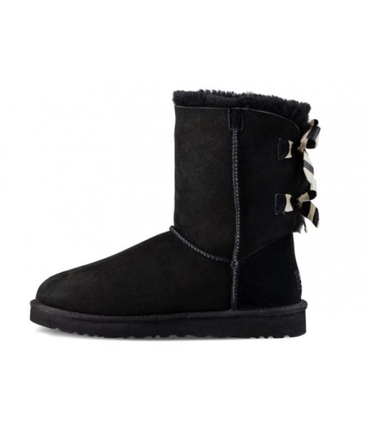 UGG Bailey Bow Stripe,Nero stivali