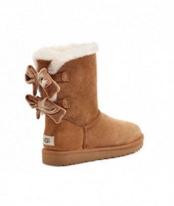 UGG Bailey Bow Velvet Brown