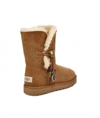 UGG Bailey Button Brown,Stivaleetto Basso