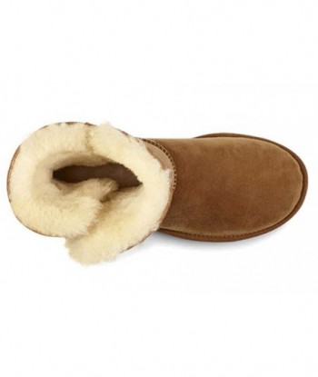 UGG Bailey Button Brown,Stivaleetto Basso