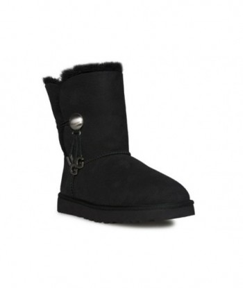 UGG Bailey Button Snow Boots Black