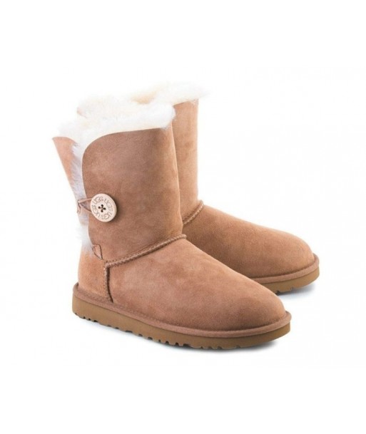 UGG Bailey Button Snow Boots Brown