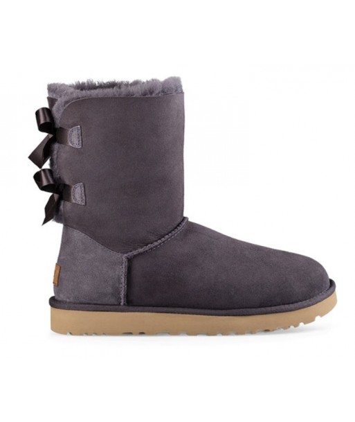 UGG Bailey Bow II 2.0 Fleece Lined Purple Gray