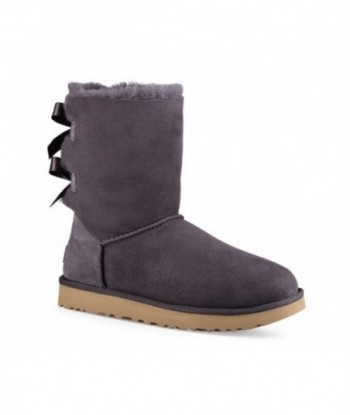 UGG Bailey Bow II 2.0 Fleece Lined Purple Gray