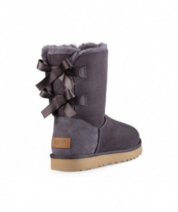 UGG Bailey Bow II 2.0 Fleece Lined Purple Gray