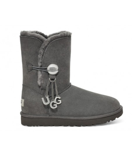 UGG Bailey Buttons,Lettere in metallo, Stivaletti bassi in pelle scamosciata