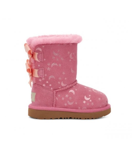 UGG Bailey Bow Sun & Moon Foderato in Pile per Bambini