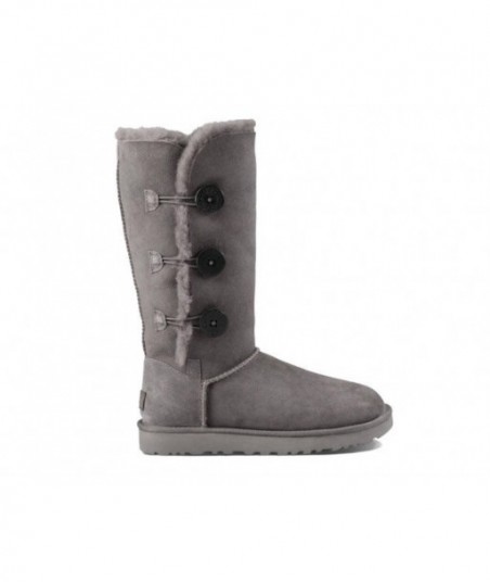 UGG Bailey Button Triplet II Boot High Top Gray