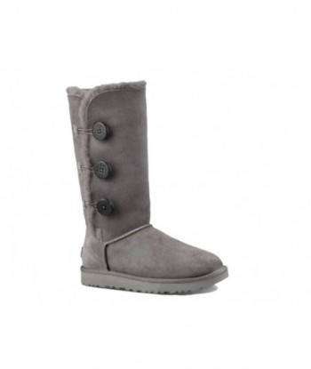 UGG Bailey Button Triplet II Boot High Top Gray