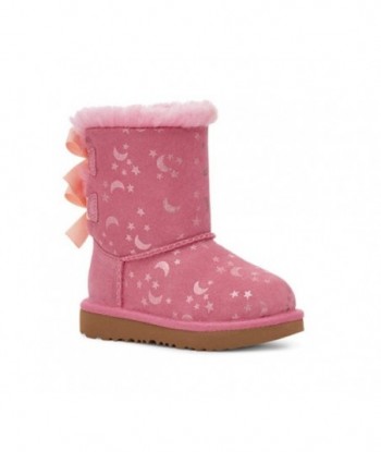 UGG Bailey Bow Sun & Moon Foderato in Pile per Bambini