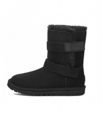 UGG Bailey Graphic Logo Strap Boot ‘Black’