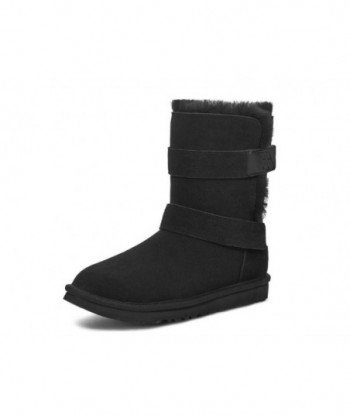 UGG Bailey Graphic Logo Strap Boot ‘Black’