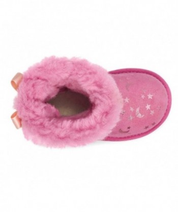 UGG Bailey Bow Sun & Moon Foderato in Pile per Bambini