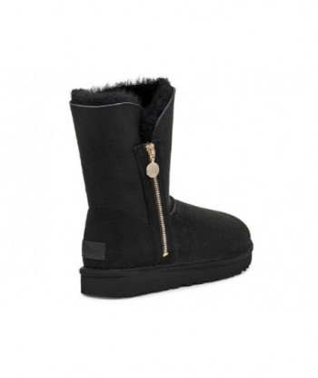 UGG Bailey Zip Short Fleece Lined,Nero Stivali