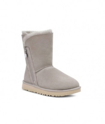 UGG Bailey Zip Short Stay Warm Cozy Gray