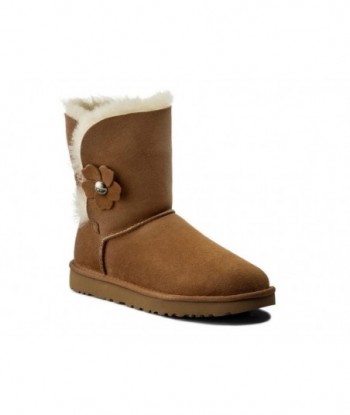 UGG W Bailey Button Poppy ,Donna Stivali