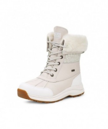 UGG Adirondack III Snow Leopard Snow Boots White