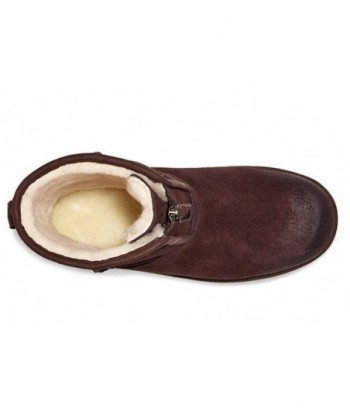 UGG Classic Short Front Zip Stivale Stout Marrone