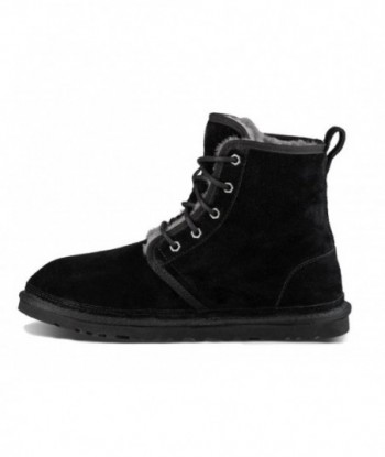 UGG Harkley Fleece Lined Snow Boots Black