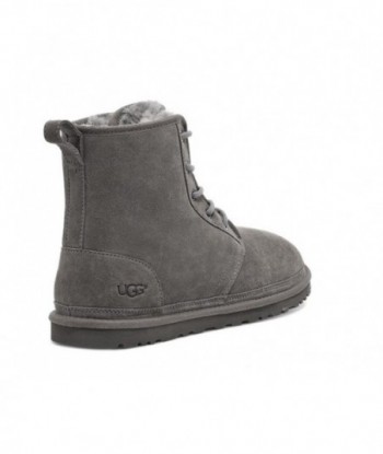 UGG Harkley Fleece Lined Snow Boots Gray