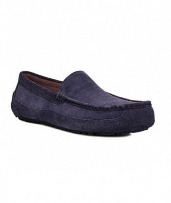 UGG Alder Slip on blu navy -appartamenti foderati in pile